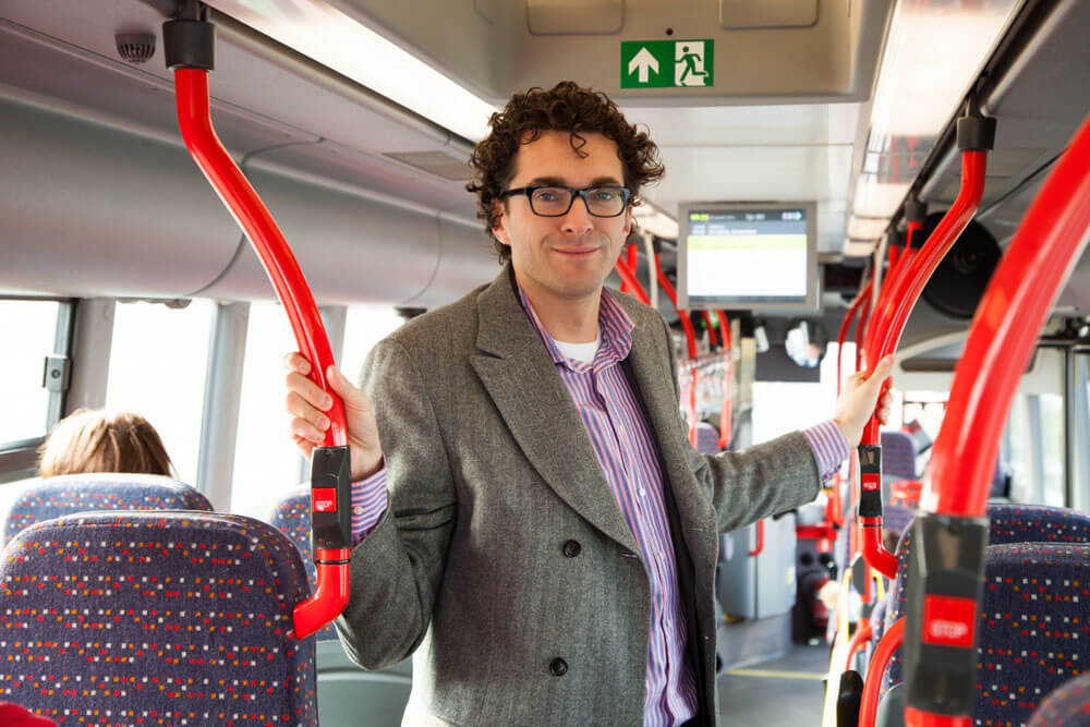 R-Net traveler in bus