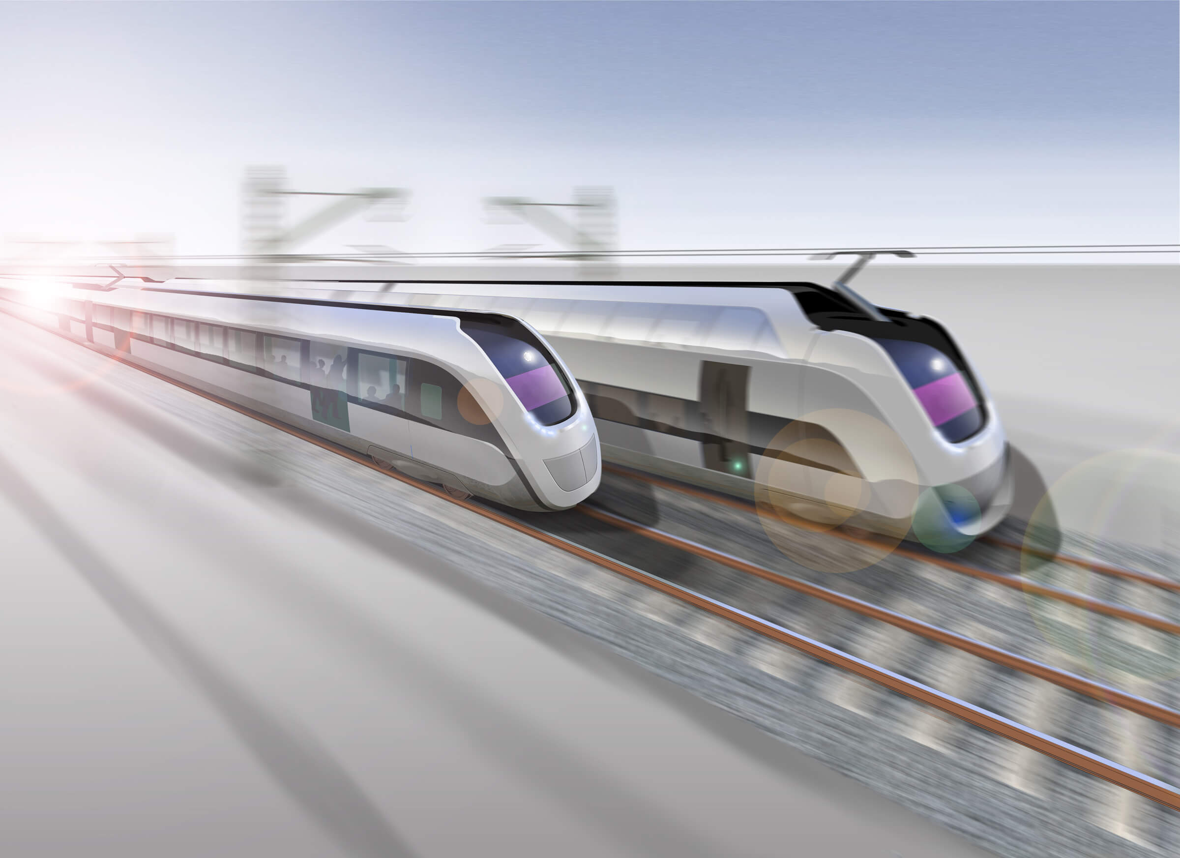 Sustainable trains 2025 artist impression