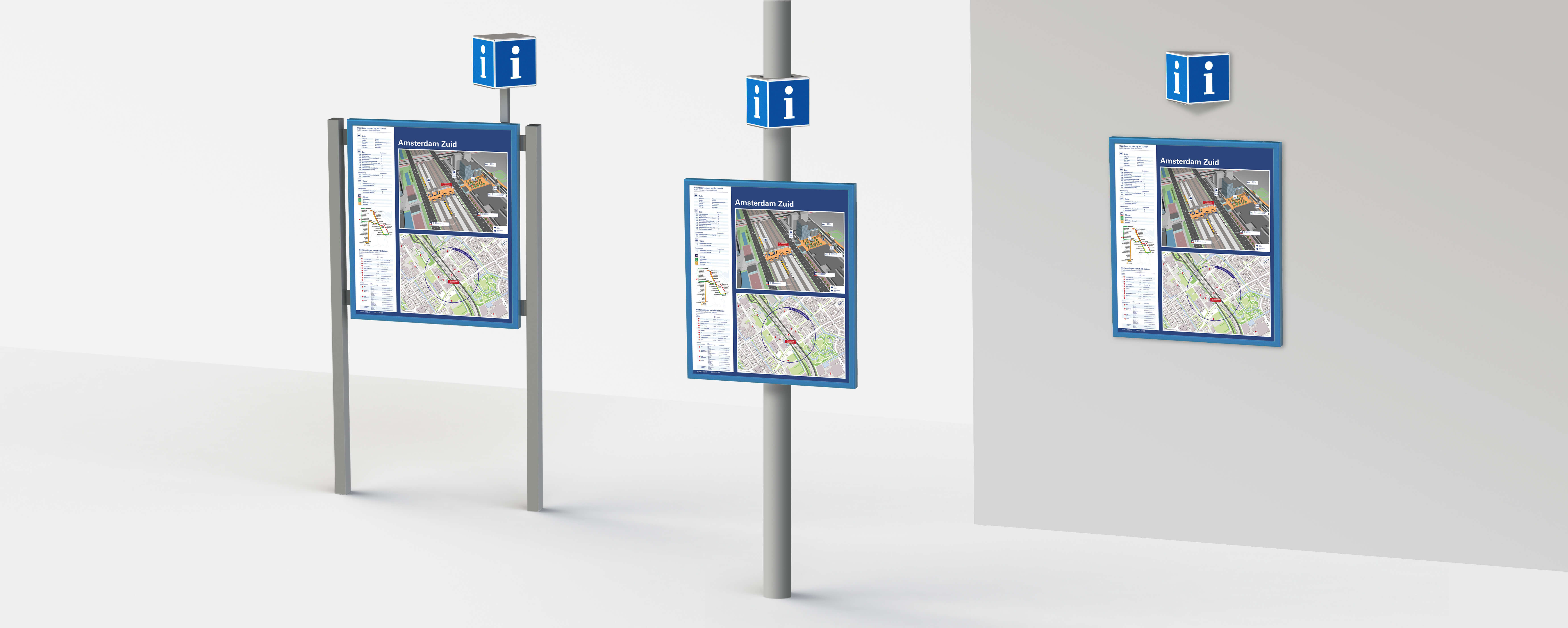 I-Kubus Knooppunt Informatie Panelen