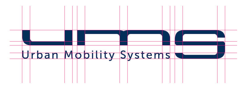 UMS logo in stramien