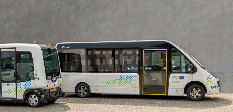 Mission en Wepod autonome voertuigen