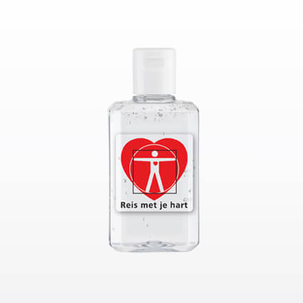 Reis met je hart handsanitizer