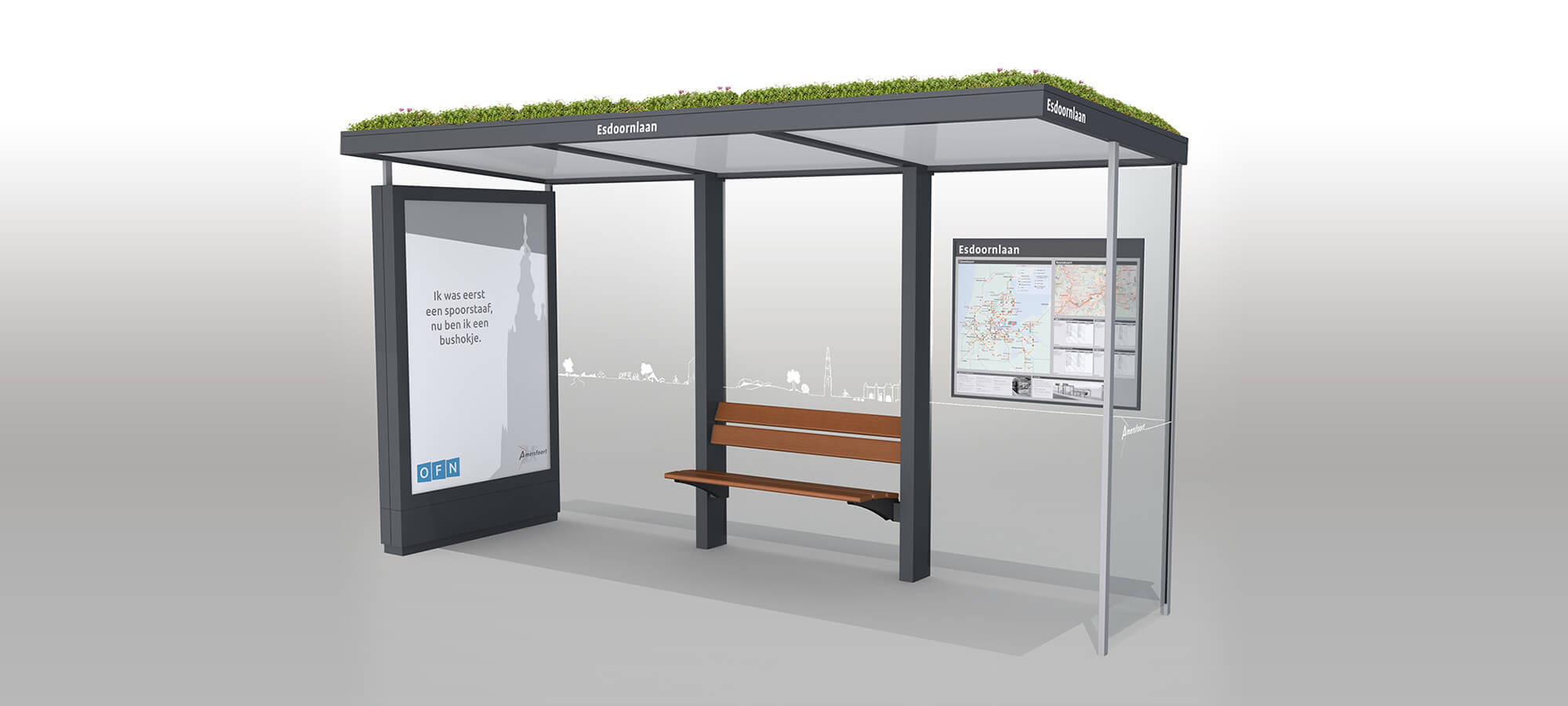 Duurzame abri Amersfoort