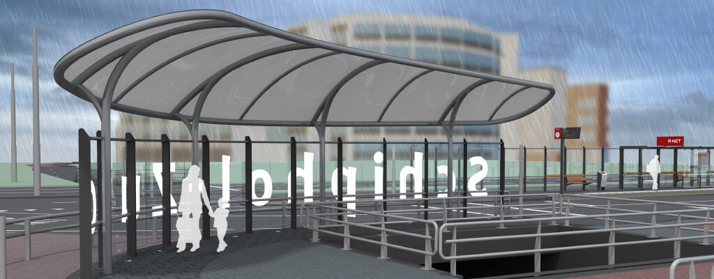 Schiphol-zuid_regen alternatief