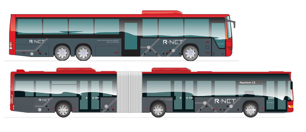 R-Net lijntekening bus
