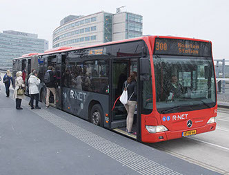 R-Net bus at busstop