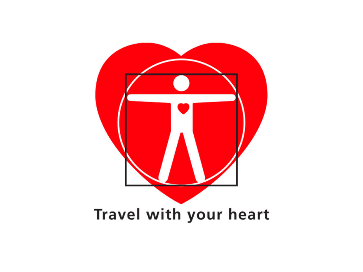 Travel with your heart logo